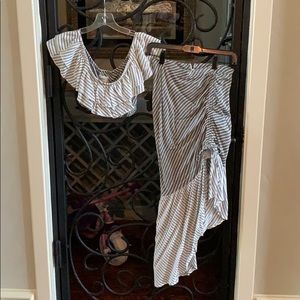 Brand new, never worn, skirt set